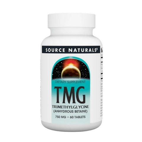 Source Naturals, TMG, 750 mg, 60 Tabs