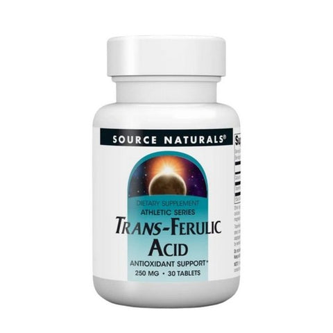 Source Naturals, Trans-Ferulic Acid, 250 MG, 30 Tabs