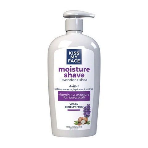 Kiss My Face, Moisture Shave, LAVENDER SHEA, 11 OZ