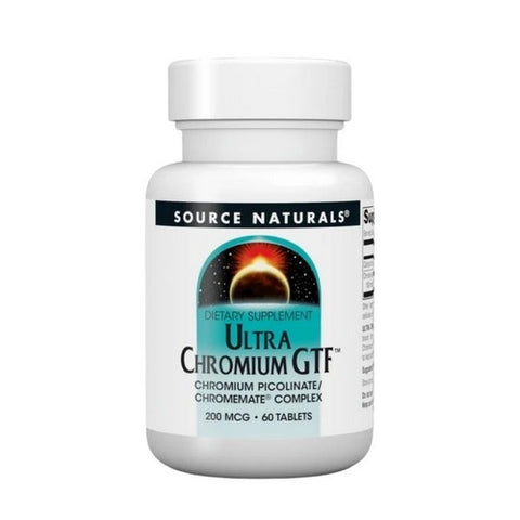 Source Naturals, Ultra Chromium GTF, 200 mcg, 60 Tabs