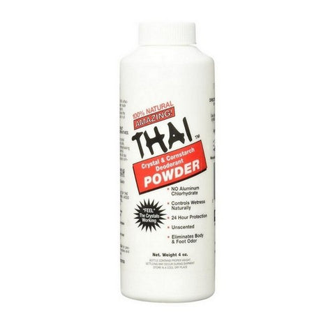 Thai Deodorant Stone, Thai Body Powder, 4 OZ