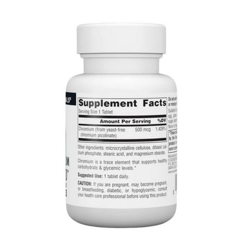 Source Naturals, Ultra Chromium Picolinate, 500 mcg, 120 Tabs