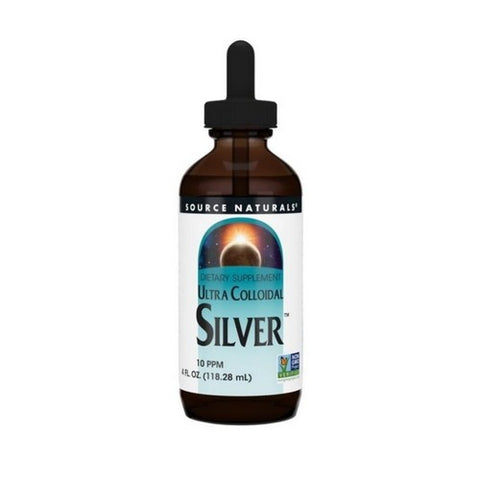 Source Naturals, Ultra Colloidal Silver Liquid, 10 ppm, 4 Fl Oz