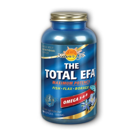 Health From The Sun, Total EFA Omega 3-6-9 Double Action, 180 Softgels