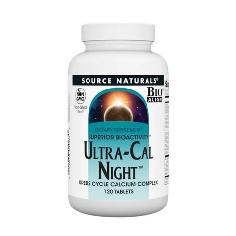 Source Naturals, Ultra-Cal Night Calcium Complex, 120 Tabs