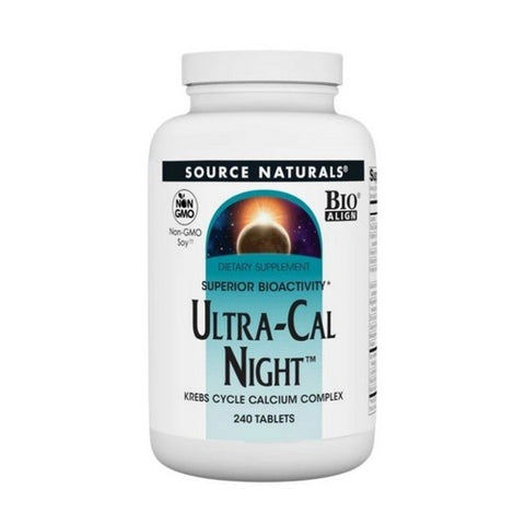 Source Naturals, Ultra-Cal Night Calcium Complex, 240 Tabs