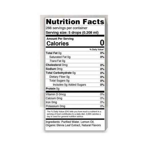 Sweetleaf Stevia, SweetLeaf Liquid Stevia Lemon, Lemon, 2 Oz