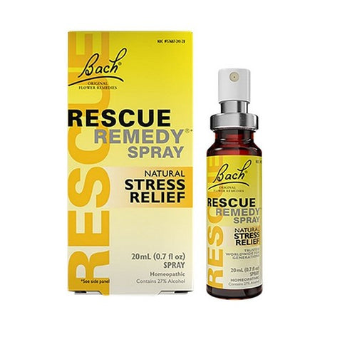 Bach, Rescue Remedy Natural Stress Relief Spray, 7 Ml