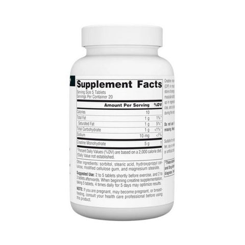 Source Naturals, Creatine, 1000 MG, 100 Tabs