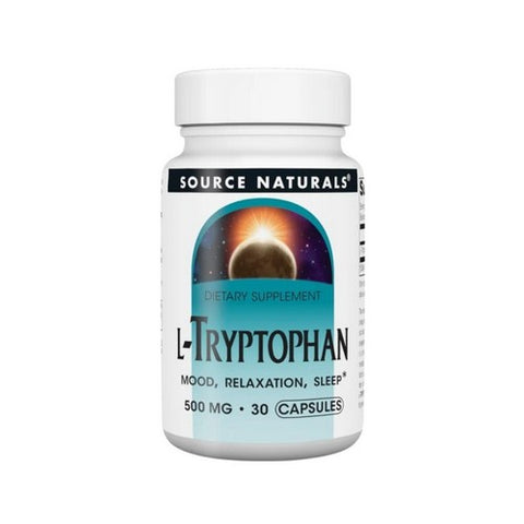 Source Naturals, L-Tryptophan, 500 MG, 30 Caps