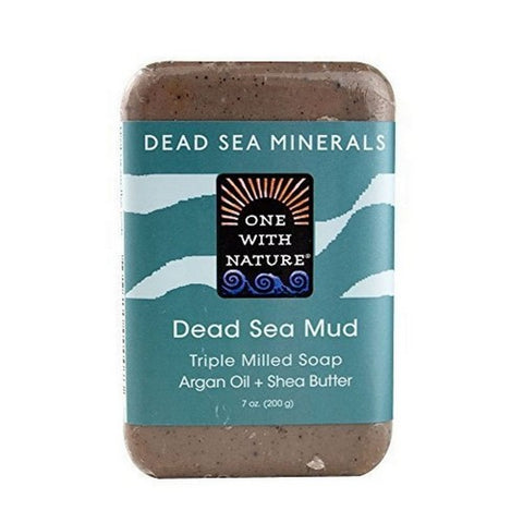 One with Nature, Almond Bar Soap, DEAD SEA MUD, 7 OZ