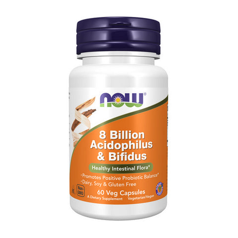 Now Foods, 8 Billion Acidophilus & Bifidus, 60 Caps
