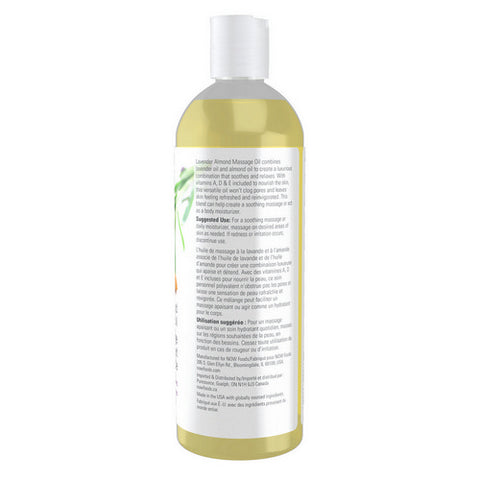 Now Foods, Lavender Almond Massage Oil, 16 FL OZ