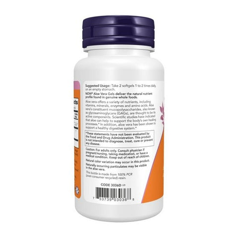 Now Foods, Aloe Vera, 10,000 mg, 100 Softgels