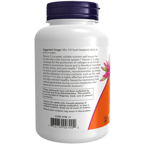 Now Foods, Vitamin C Crystals Powder, 8 OZ