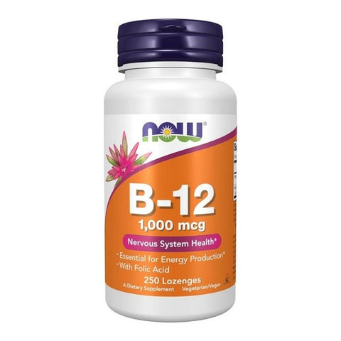 Now Foods, B-12, 1000 mcg, 250 Lozenges