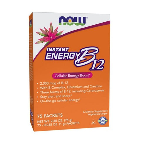 Now Foods, Instant Energy B-12, 2000 mcg, 75/box