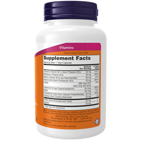 Now Foods, B-50, 100 Caps