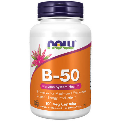 Now Foods, B-50, 100 Caps