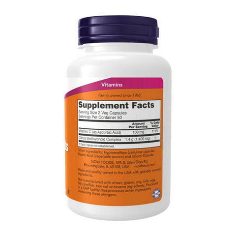 Now Foods, Citrus Bioflavonoid, 700 mg, 100 Caps