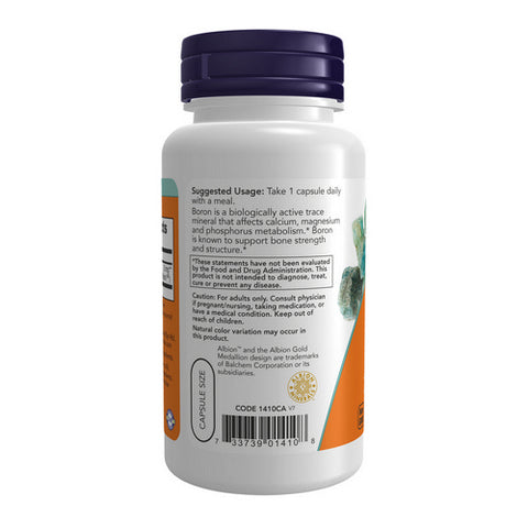 Now Foods, Boron, 3 mg, 100 Caps