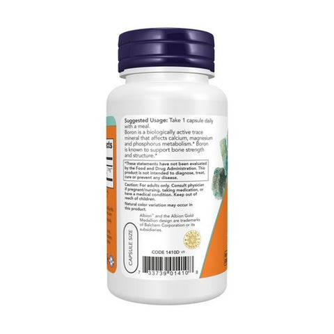Now Foods, Boron, 3 mg, 100 Caps