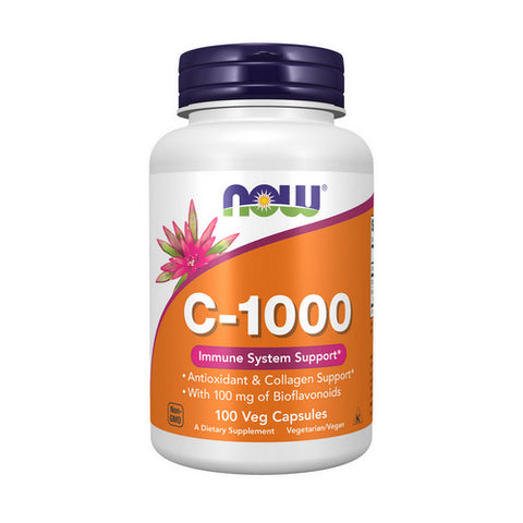 Now Foods, VitaminC-1000, With 100 mg of Bioflavonoids, 100 Caps