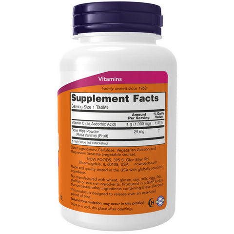 Now Foods, VitaminC-1000, Sustained Release 100 Tabs