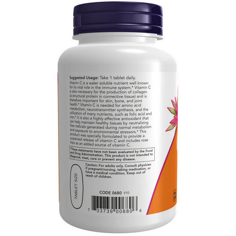 Now Foods, VitaminC-1000, Sustained Release 100 Tabs