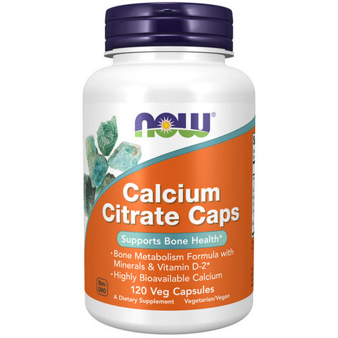 Now Foods, Calcium Citrate, 120 Veg Caps