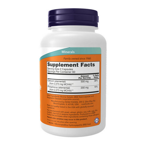 Now Foods, Calcium Hydroxyapatite, 120 Caps