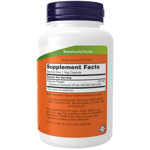 Now Foods, Cayenne, 500 mg, 250 Caps