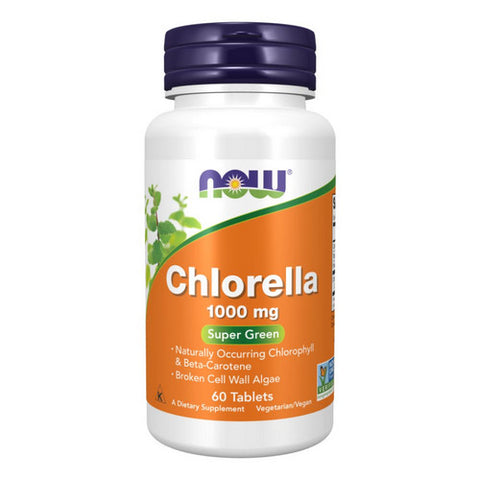 Now Foods, Chlorella, 1000 mg, 60 Tabs