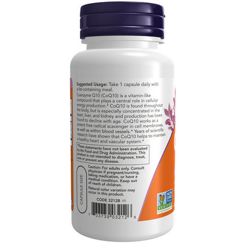 Now Foods, CoQ10 with Hawthorn Berry Vegetarian, 100 mg, 90 Veg Caps