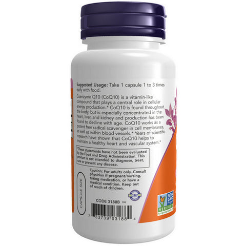 Now Foods, CoQ10, 30 mg, 120 Veg Caps