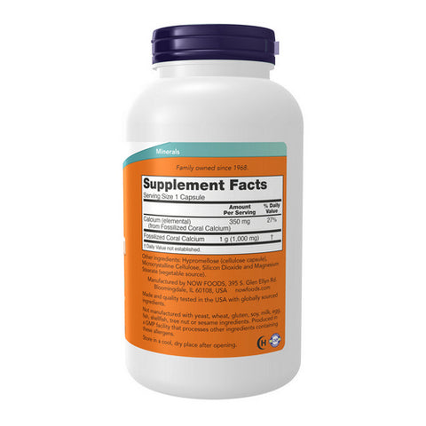 Now Foods, Coral Calcium, 1000 mg, 250 Vcaps