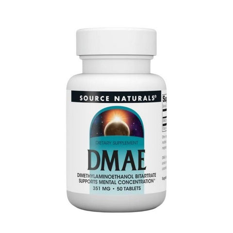 Source Naturals, DMAE, 351 mg, 50 Tabs