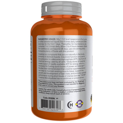 Now Foods, Creatine Monohydrate Powder, 8 OZ (227 gm)