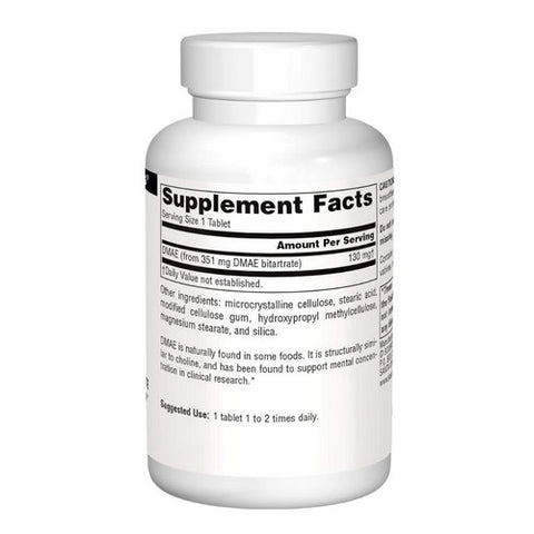 Source Naturals, DMAE, 351 mg, 100 Tabs