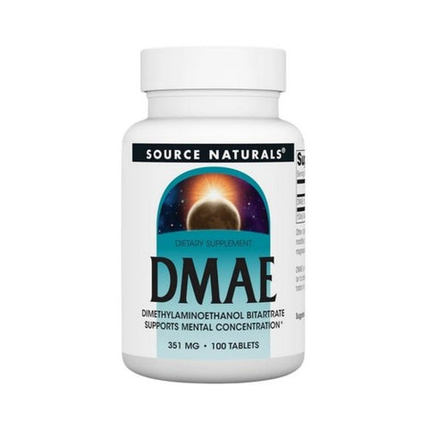 Source Naturals, DMAE, 351 mg, 100 Tabs
