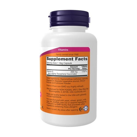 Now Foods, Dry E-400, 100 Caps