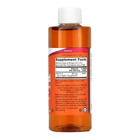Now Foods, Vitamin E Liquid, 54600 IU DA, 4 OZ