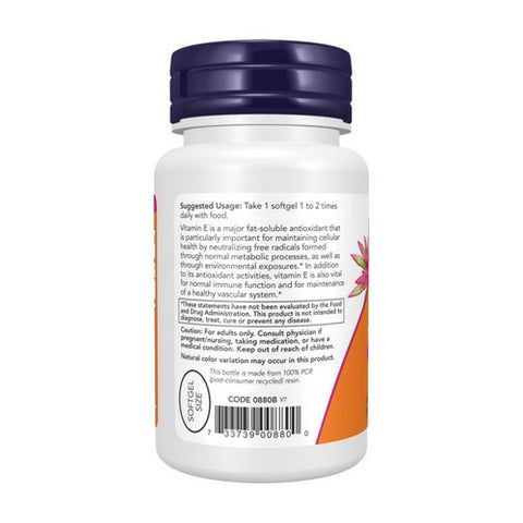 Now Foods, E-200 MT, 100 Sgels