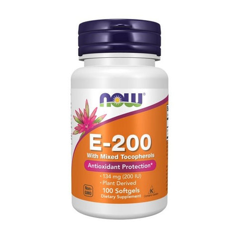 Now Foods, E-200 MT, 100 Sgels
