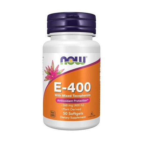 Now Foods, E-400 MT, 50 Sgels
