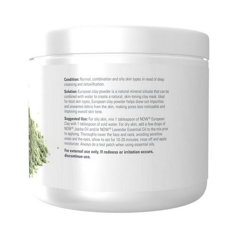 Now Foods, Europian Clay Powder, 6 Oz
