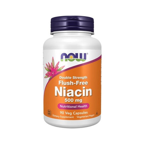 Now Foods, Flush Free Niacin, 500 mg, 90 Veg Caps