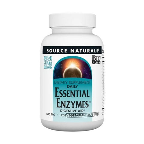 Source Naturals, Essential Enzymes, 500 mg, Vegetarian 120 VCaps