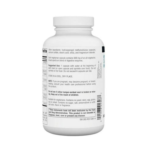 Source Naturals, Essential Enzymes, 500 mg, Vegetarian 240 VCaps