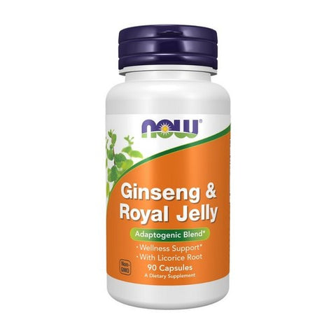 Now Foods, Ginseng & Royal Jelly, 300/300 mg, 90 Caps